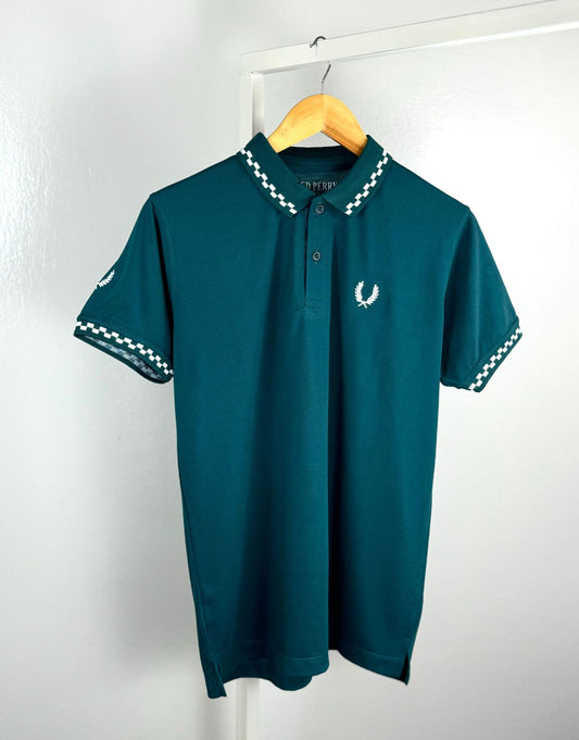 PREMIER COTTON POLO'S SHIRT WITH QUICK DRYING-ZINC
