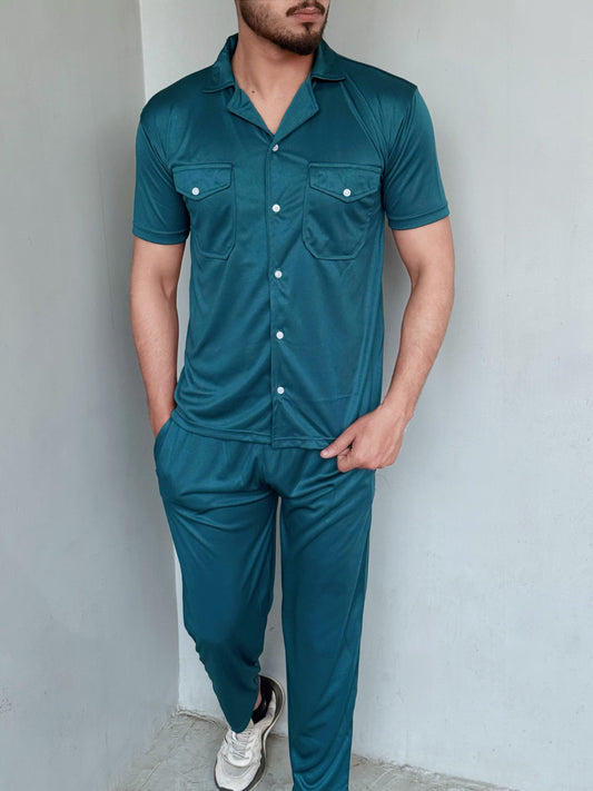 QUICK-TRACK STYLISH SAFARI-SUIT-ZINC