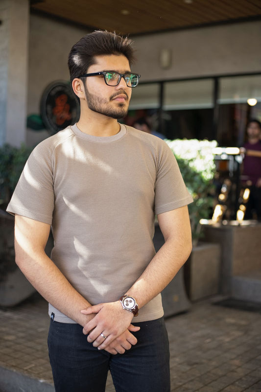 PREMIUM HALF-SLEEVES TEXTURE SHIRT-LF