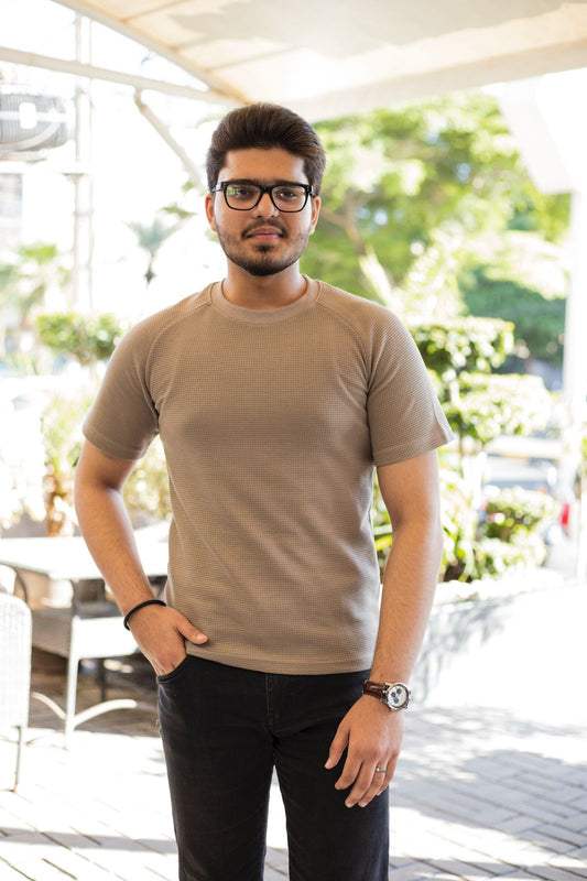 PREMIUM HALF-SLEEVES TEXTURE SHIRT-LF